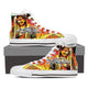 jimi hendrix mens high top sneakers