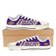 los angeles lakers ladies low cut sneakers