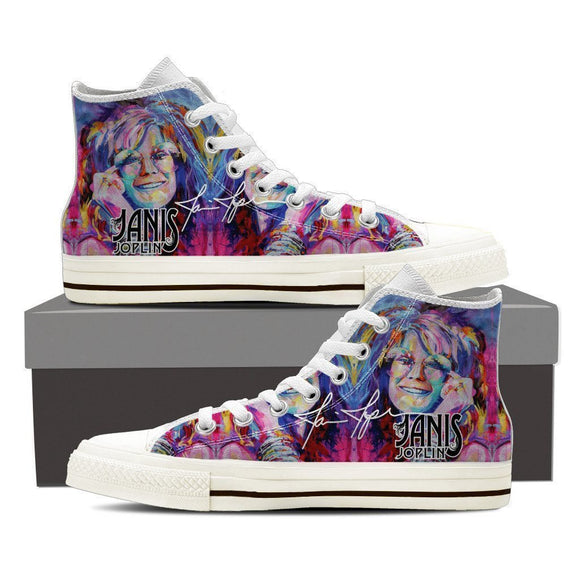 janis joplin ladies high top sneakers