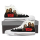rush band ladies high top sneakers