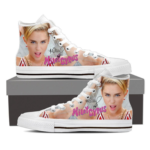 miley cyrus mens high top sneakers