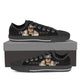 kid rock black ladies low cut sneakers