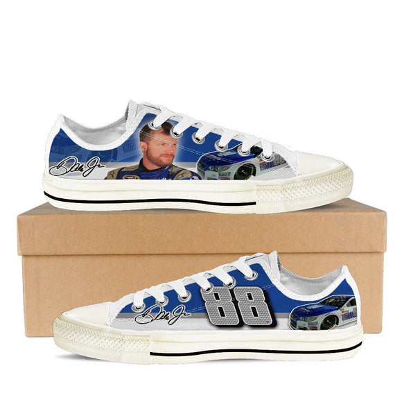 dale earnhardt jr nascar mens low cut sneakers cut