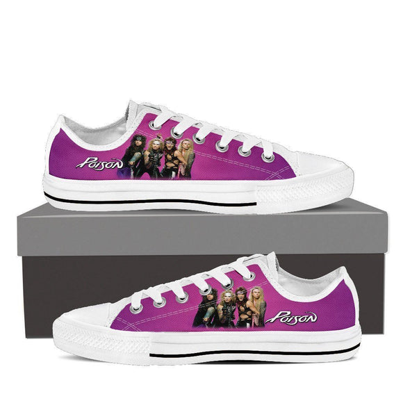 poison mens low cut sneakers