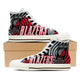 portland trail blazers mens high top sneakers high top
