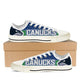 vancouver canucks ladies low cut sneakers