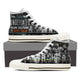 undefeated miami dolphins perfect season mens high top sneakers