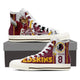 kirk cousins ladies high top sneakers