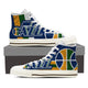 utah jazz ladies high top sneakers