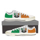 irish roots ladies low cut sneakers
