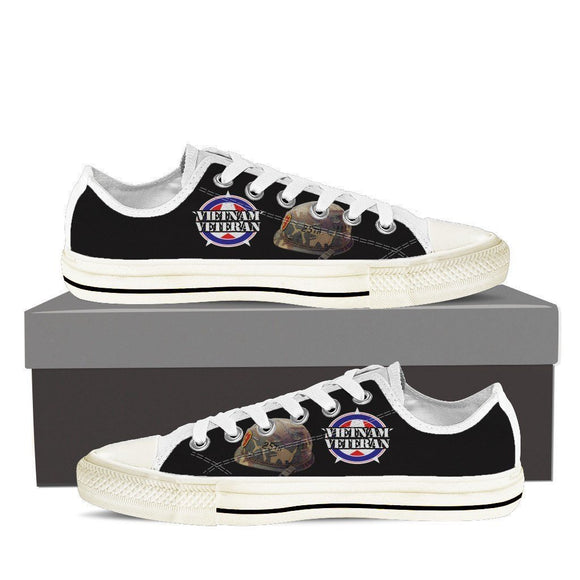 vietnam veteran mens low cut sneakers