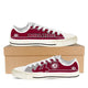 alabama crimson tide ladies low cut sneakers