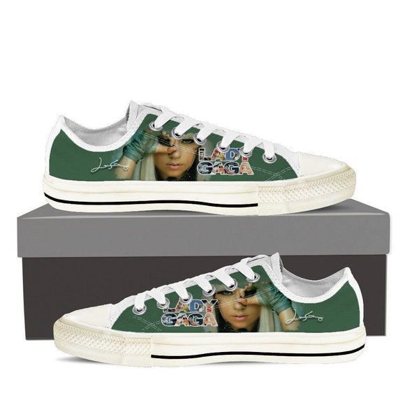 lady gaga ladies low cut sneakers