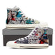 harley quinn ladies high top sneakers