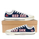 boston red sox ladies low cut sneakers