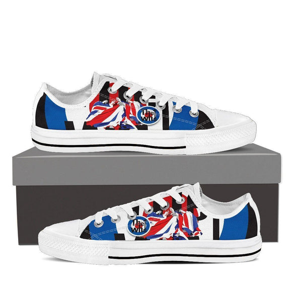the who ladies low cut sneakers