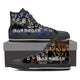 iron maiden ladies high top sneakers