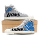 detroit lions ladies high top sneakers