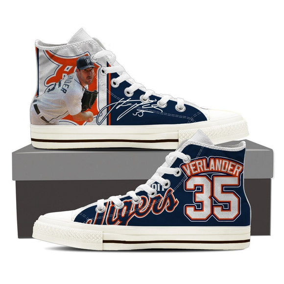 justin verlander ladies high top sneakers