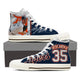 justin verlander ladies high top sneakers