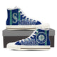 seattle mariners ladies high top sneakers