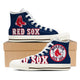 boston red sox ladies high top sneakers