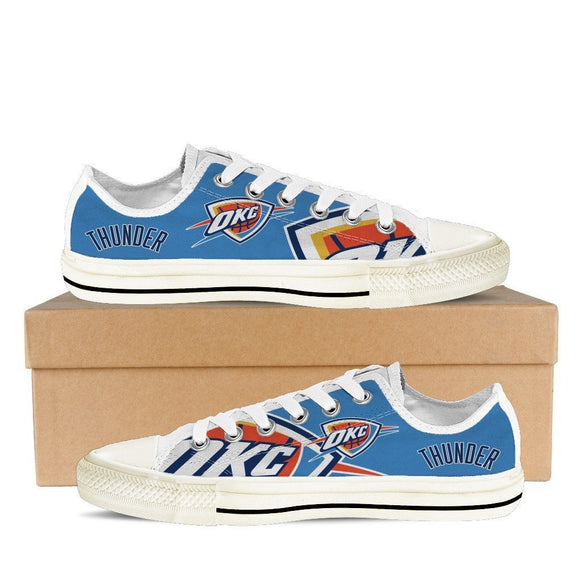 oklahoma city thunder ladies low cut sneakers