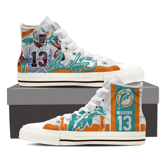 dan marino mens high top sneakers high top