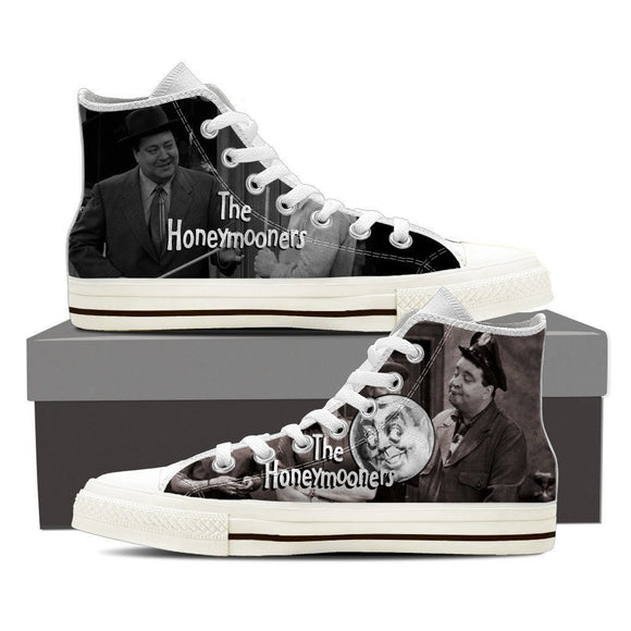honeymooners ladies high top sneakers