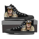 kid rock black ladies high top sneakers