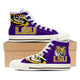 lsu tigers ladies high top sneakers
