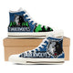 minnesota timberwolves mens high top sneakers high top