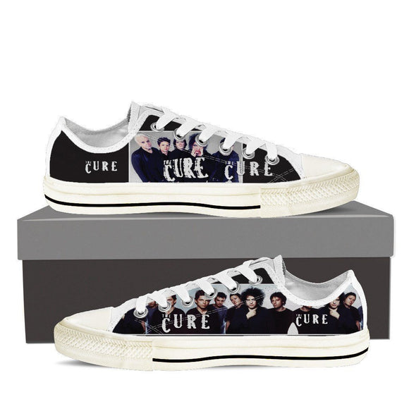 the cure mens low cut sneakers