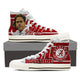 nick saban ladies high top sneakers