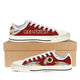 washington redskins mens low cut sneakers cut