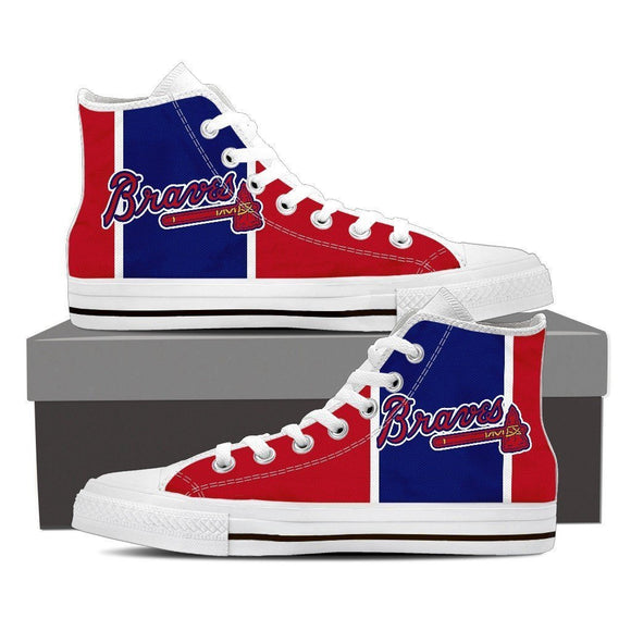 atlanta braves ladies high top sneakers
