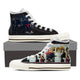 x japan ladies high top sneakers
