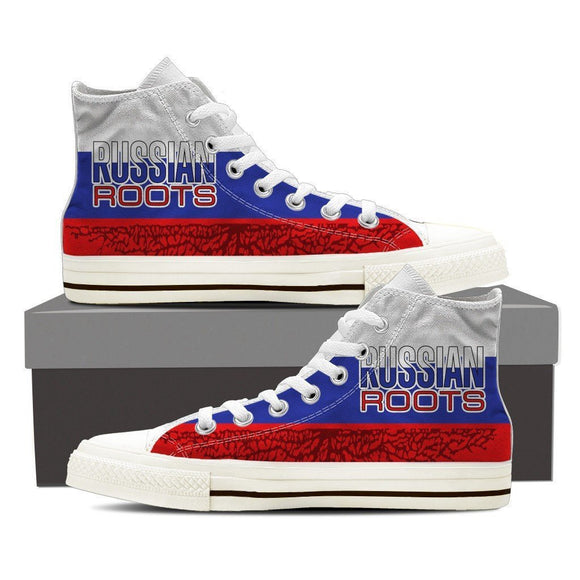 russian roots ladies high top sneakers