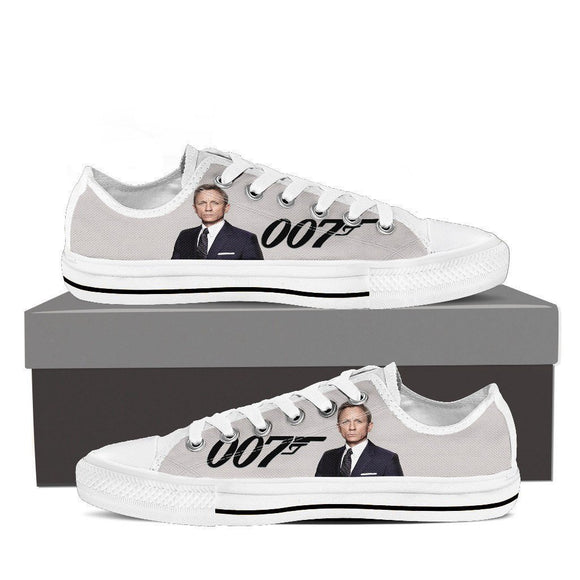 james bond ladies low cut sneakers