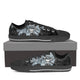 chef skull ladies low cut sneakers
