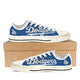 los angeles dodgers ladies low cut sneakers
