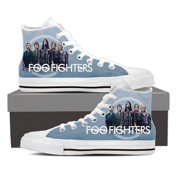 foo fighters ladies high top sneakers