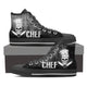 chef skull knifes mens high top sneakers