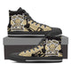 oil rig roughneck ladies high top sneakers
