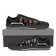 metallica mens low cut sneakers