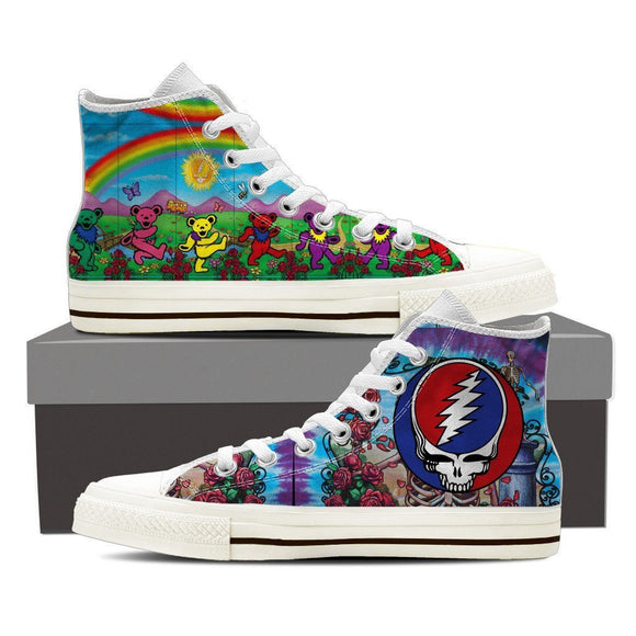 grateful dead ladies high top sneakers