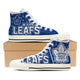 toronto maple leafs mens high top sneakers high top