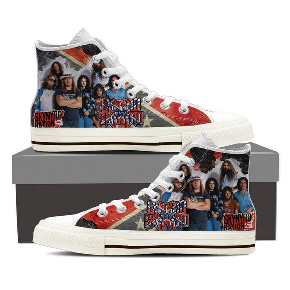 lynyrd skynyrd ladies high top sneakers