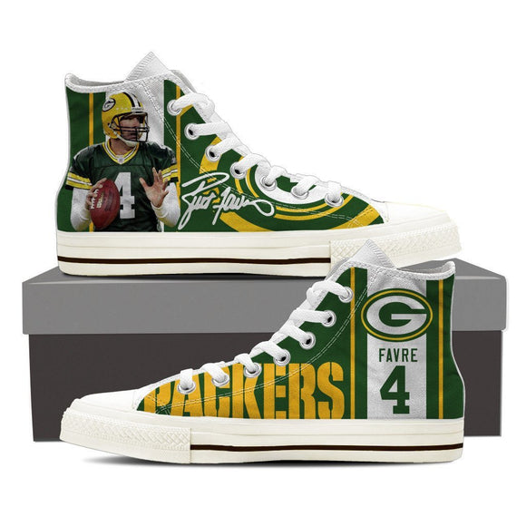 brett favre ladies high top sneakers