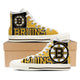 boston bruins ladies high top sneakers